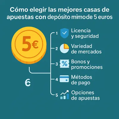 casas de apuestas deposito minimo 5 euros